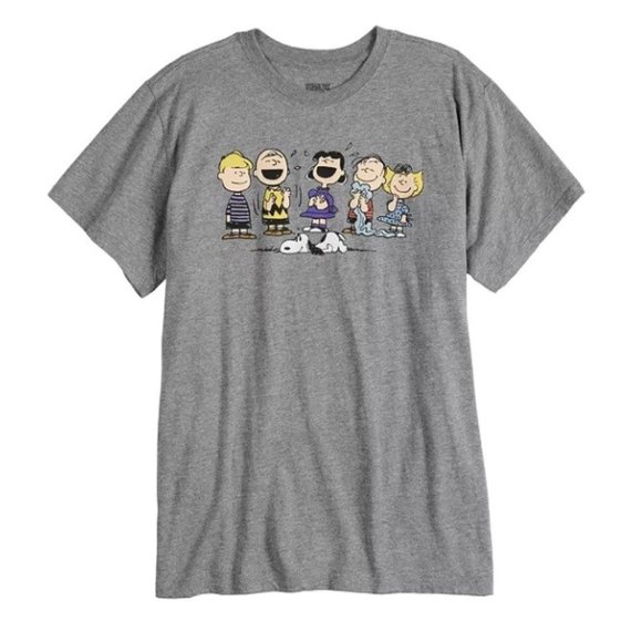Juniors' Peanuts Gang Boyfriend Tee NWT XS NEW - Picture 4 of 5